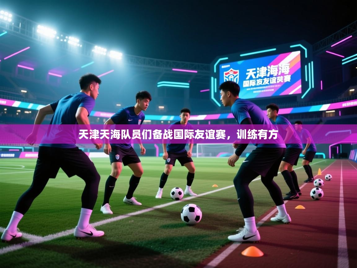 天津天海队员们备战国际友谊赛，训练有方